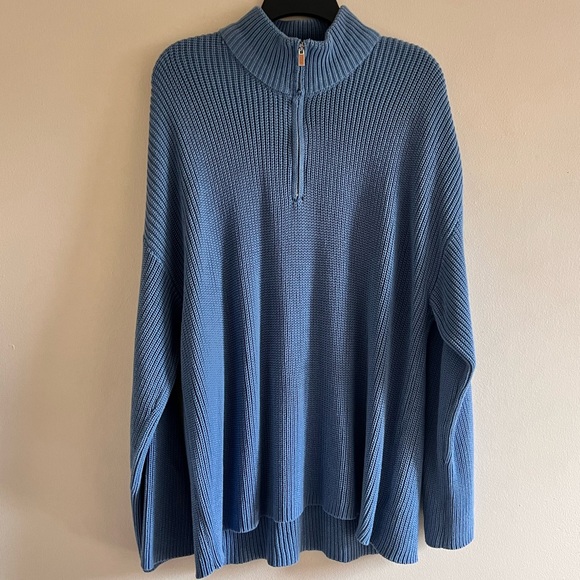 Edikted Amour High Neck Oversized Zip Sweater. Size XL. - Picture 2 of 3